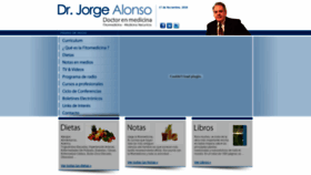 What Drjorgealonso.com.ar website looked like in 2021 (3 years ago)