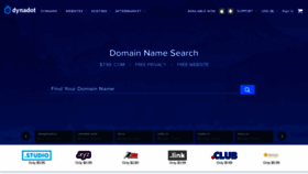 What Dynadot.com website looked like in 2021 (3 years ago)