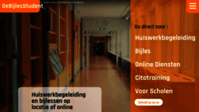 What Debijlesstudent.nl website looked like in 2021 (3 years ago)