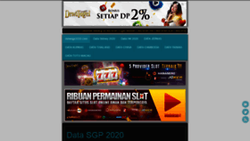 What Datasgp2020.com website looked like in 2021 (3 years ago)