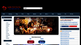 What Downloadgamepsp.com website looked like in 2021 (3 years ago)