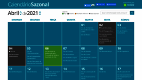 What Datascomemorativas.me website looked like in 2021 (5 years ago)