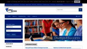 What Dumps4success.com website looked like in 2021 (3 years ago)