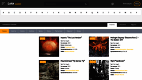 What Darkalbum.ru website looked like in 2021 (4 years ago)