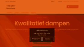 What Dampdaddy.nl website looked like in 2021 (3 years ago)