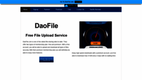 What Daofilepremium.com website looked like in 2021 (3 years ago)