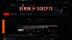 What Demonscripts.com website looked like in 2021 (3 years ago)