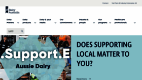 What Dairy.com.au website looked like in 2021 (3 years ago)