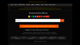 What Downloads-anymovies.com website looked like in 2021 (3 years ago)