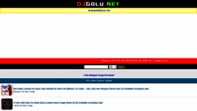 What Djgolu.net website looked like in 2021 (3 years ago)