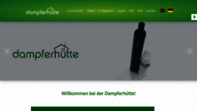 What Dampferhuette.at website looked like in 2021 (3 years ago)
