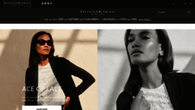 What Donnakaran.com website looked like in 2021 (3 years ago)