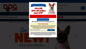 What Dog.com website looked like in 2021 (3 years ago)