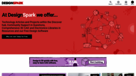 What Designspark.com website looked like in 2021 (3 years ago)
