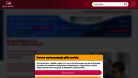 What Dyktanda.pl website looked like in 2021 (3 years ago)