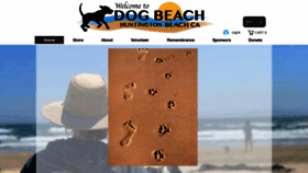 What Dogbeach.org website looked like in 2021 (3 years ago)