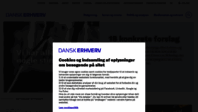 What Danskerhverv.dk website looked like in 2021 (3 years ago)