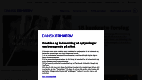 What Danskerhverv.dk website looked like in 2021 (4 years ago)