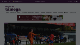 What Diariodotamega.es website looked like in 2021 (3 years ago)