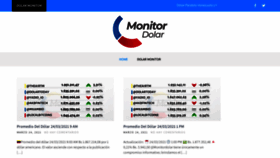 What Dolarmonitor.co website looked like in 2021 (3 years ago)