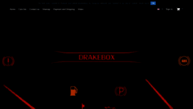 What Drakebox.com website looked like in 2021 (3 years ago)