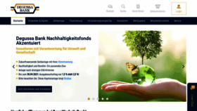 What Degussa-bank.de website looked like in 2021 (3 years ago)