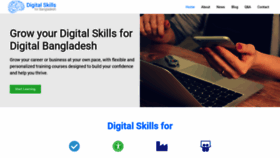 What Digitalskillsbd.com website looked like in 2021 (3 years ago)