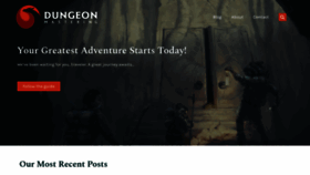 What Dungeonmastering.com website looked like in 2021 (3 years ago)