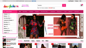 What Dear-fashion.com website looked like in 2021 (3 years ago)