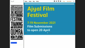 What Dohafilminstitute.com website looked like in 2021 (3 years ago)