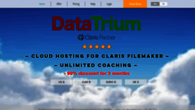 What Datatrium.com website looked like in 2021 (3 years ago)