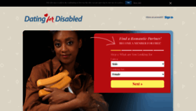 What Datingfordisabled.co.za website looked like in 2021 (3 years ago)