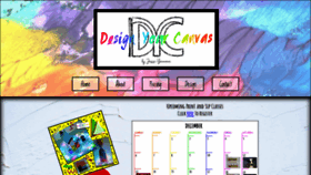 What Designyourcanvas.com website looked like in 2021 (3 years ago)