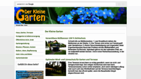 What Derkleinegarten.de website looked like in 2021 (3 years ago)
