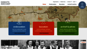 What Drentsarchief.nl website looked like in 2021 (3 years ago)