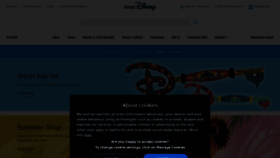 What Disneystore.co.uk website looked like in 2021 (3 years ago)