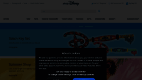 What Disneystore.co.uk website looked like in 2021 (5 years ago)