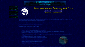 What Dolphintrainer.com website looked like in 2021 (3 years ago)