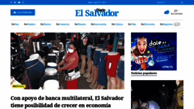 What Diarioelsalvador.com website looked like in 2021 (3 years ago)