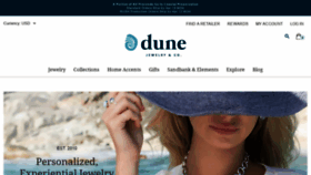 What Dunejewelry.com website looked like in 2021 (3 years ago)