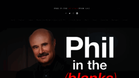 What Drphilintheblanks.com website looked like in 2021 (3 years ago)