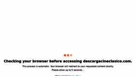 What Descargacineclasico.com website looked like in 2021 (3 years ago)