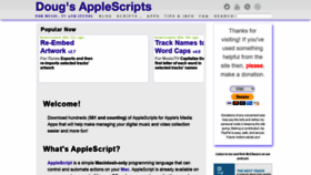What Dougscripts.com website looked like in 2021 (3 years ago)