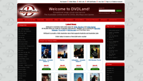 What Dvdland.com.au website looked like in 2021 (3 years ago)