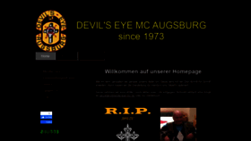 What Devils-eye-mc.de website looked like in 2021 (2 years ago)