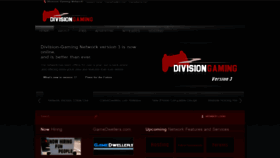What Division-gaming.net website looked like in 2021 (3 years ago)