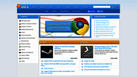 What Downloadsarea.com website looked like in 2021 (4 years ago)