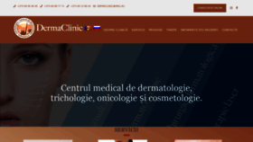 What Dermaclinic.md website looked like in 2021 (3 years ago)