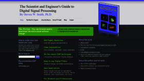 What Dspguide.com website looked like in 2021 (2 years ago)