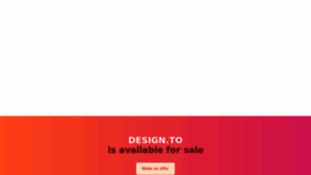 What Design.to website looked like in 2021 (4 years ago)